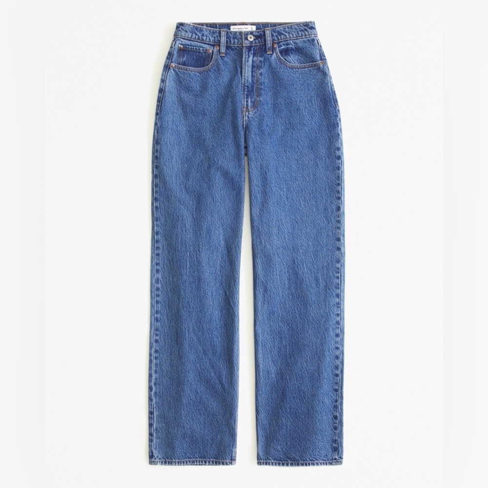 Abercrombie Curve Love High Rise Loose Jean